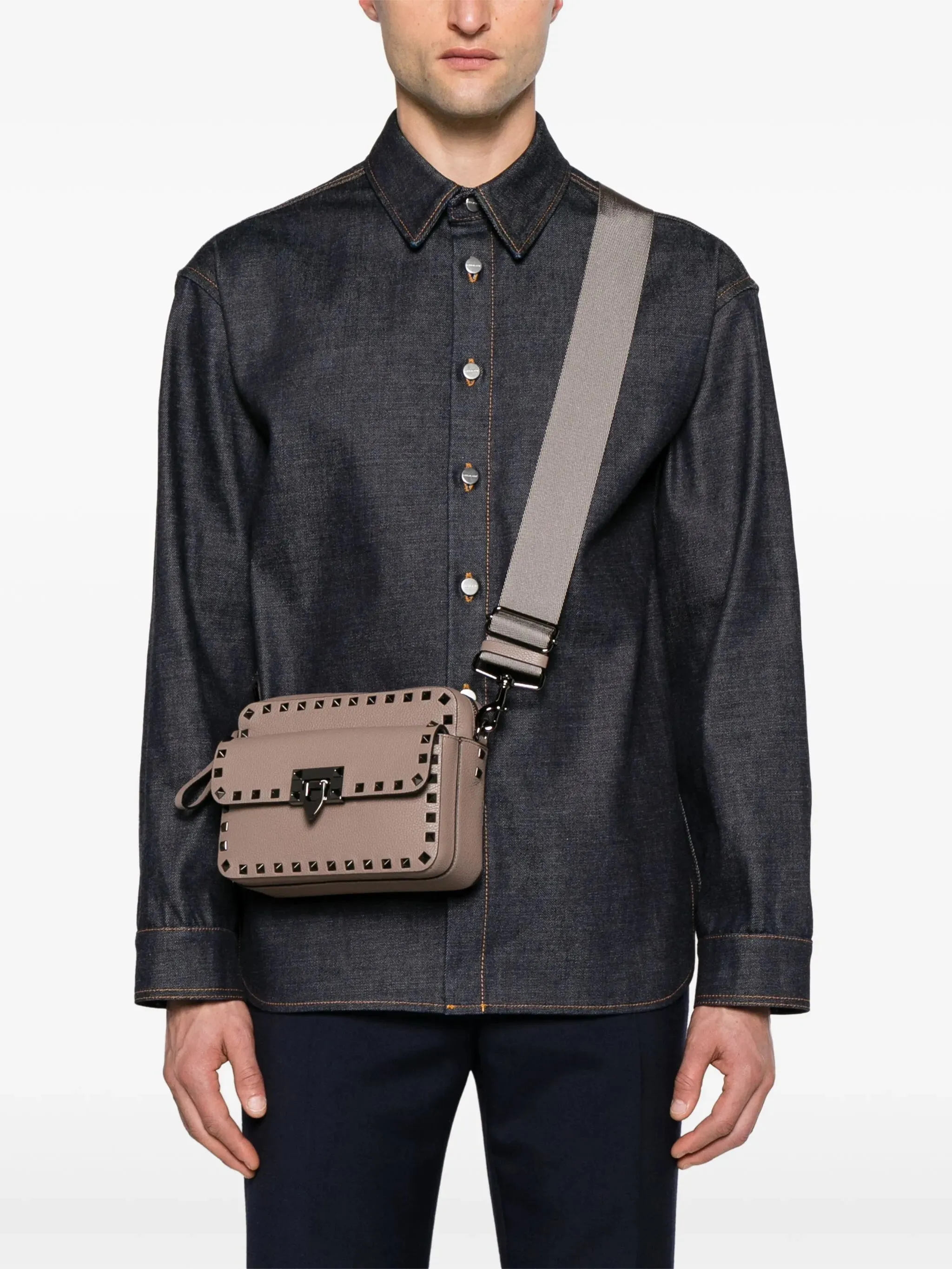 Rockstud *00% satisfaction bag messenger Performance-optimized leather