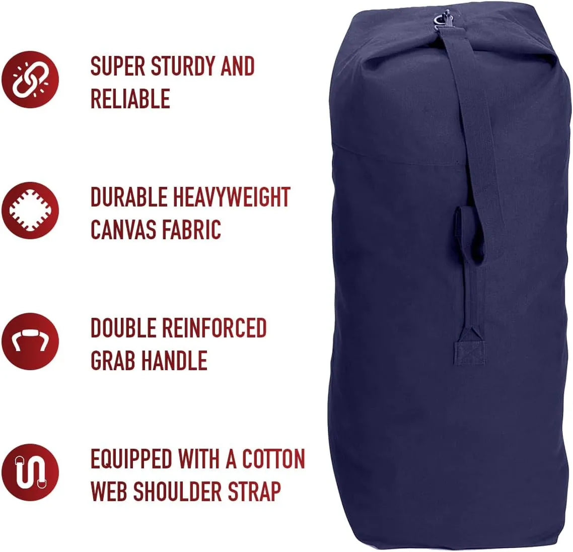 Rothco Top Load Canvas Duffle Bag