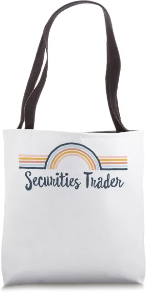 Securities Trader boho Rainbow, Matching Securities Trader Tote Bag