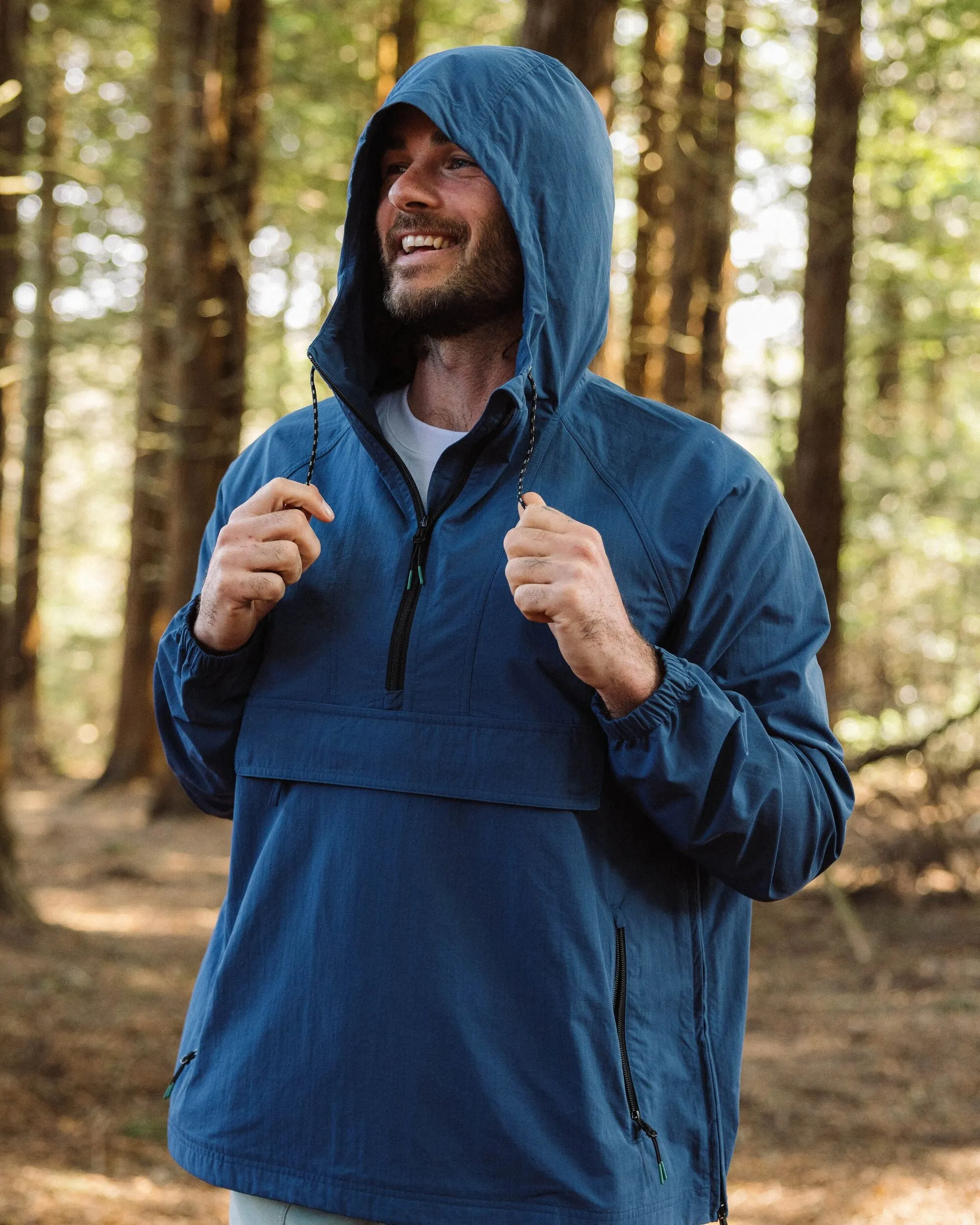Seek Out Water Resistant Jacket - Dark Denim