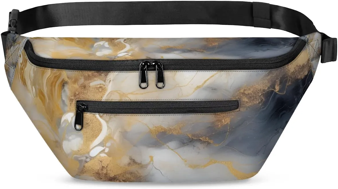 Sky Marble Sling Bag Crossbody Backpack Chest Daypack for Women Sport Travel Hiking Casual Bag Multipurpose Waist Pack With Zipper Closure Adjustable Strap Shoulder Bag