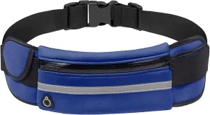 Slim Running Belt, Waterproof Fanny Pack for Men,Phone Holder for Running,Reflective Waist Bag,Runners Belt Pouch,Money Belt,Waist Pack for Camping Running Workout Travel