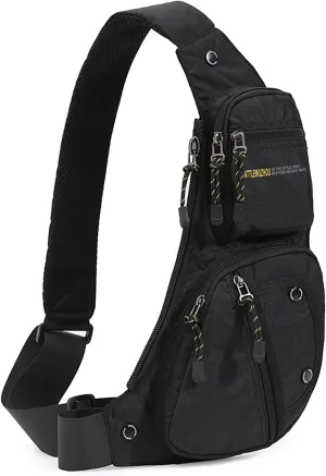 Sling Bag Chest Shoulder Backpack Crossbody Bags Casual Daypack for Men,Multipurpose Cross Body Chest Bag