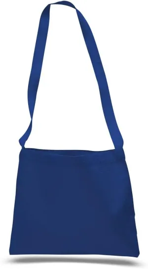 Small Canvas Messenger Bags for DIY, Art & Crafts Projects, or Promotions Set of 6 (Royal)