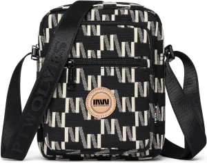 Small Messenger Bag for men - Crossbody Bag Mens Shoulder Bag Canvas Purse for Business Office Work Travel