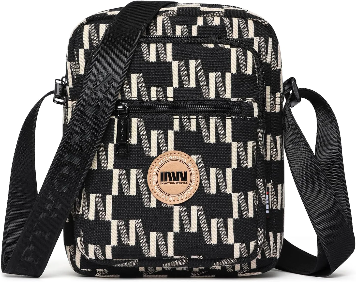 Small Messenger Bag for men - Crossbody Bag Mens Shoulder Bag Canvas Purse for Business Office Work Travel