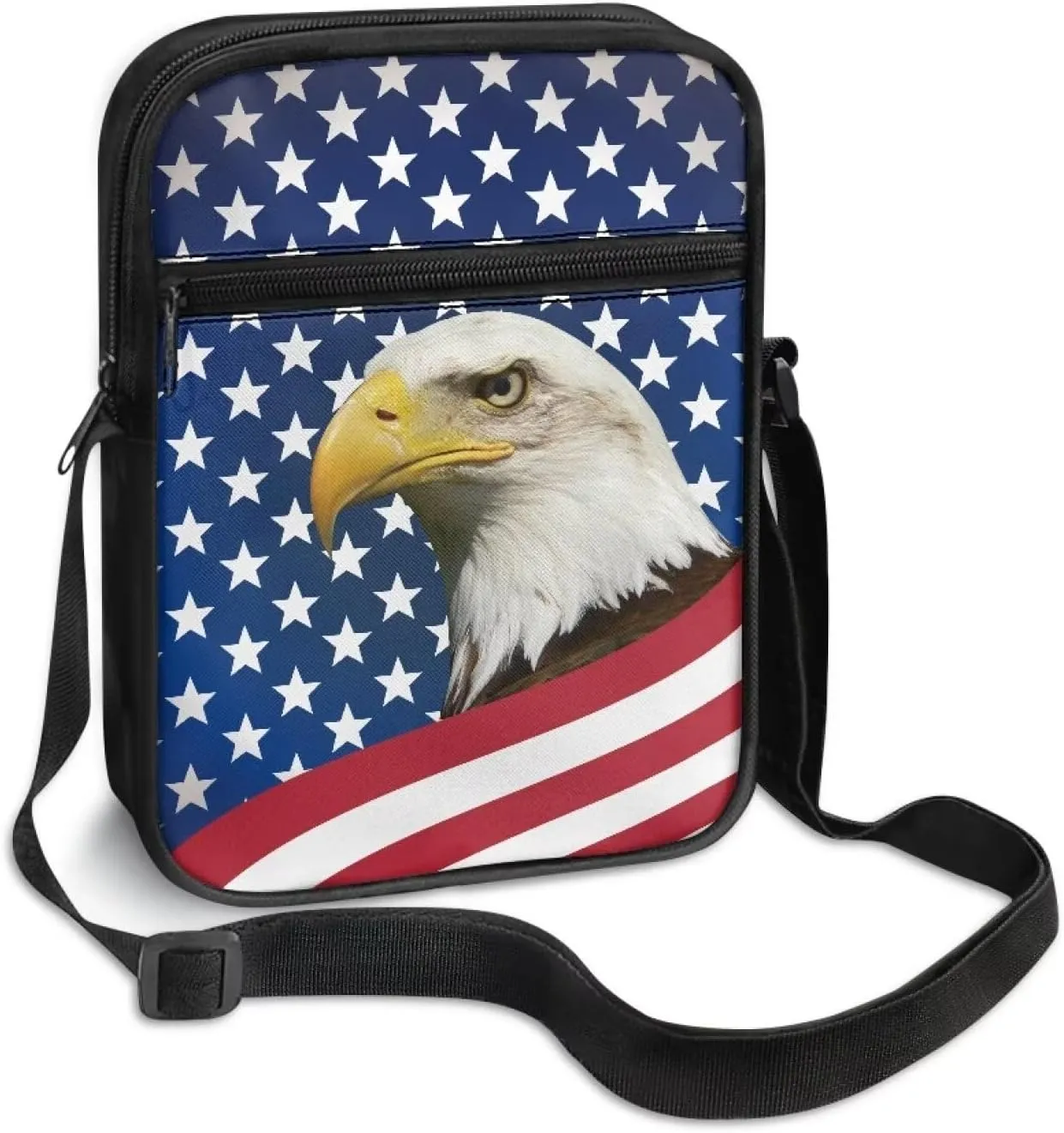 Small Messenger Bag Small Crossbody Bags for Women Men Sling Bag with Adjustable Strap and Pockets