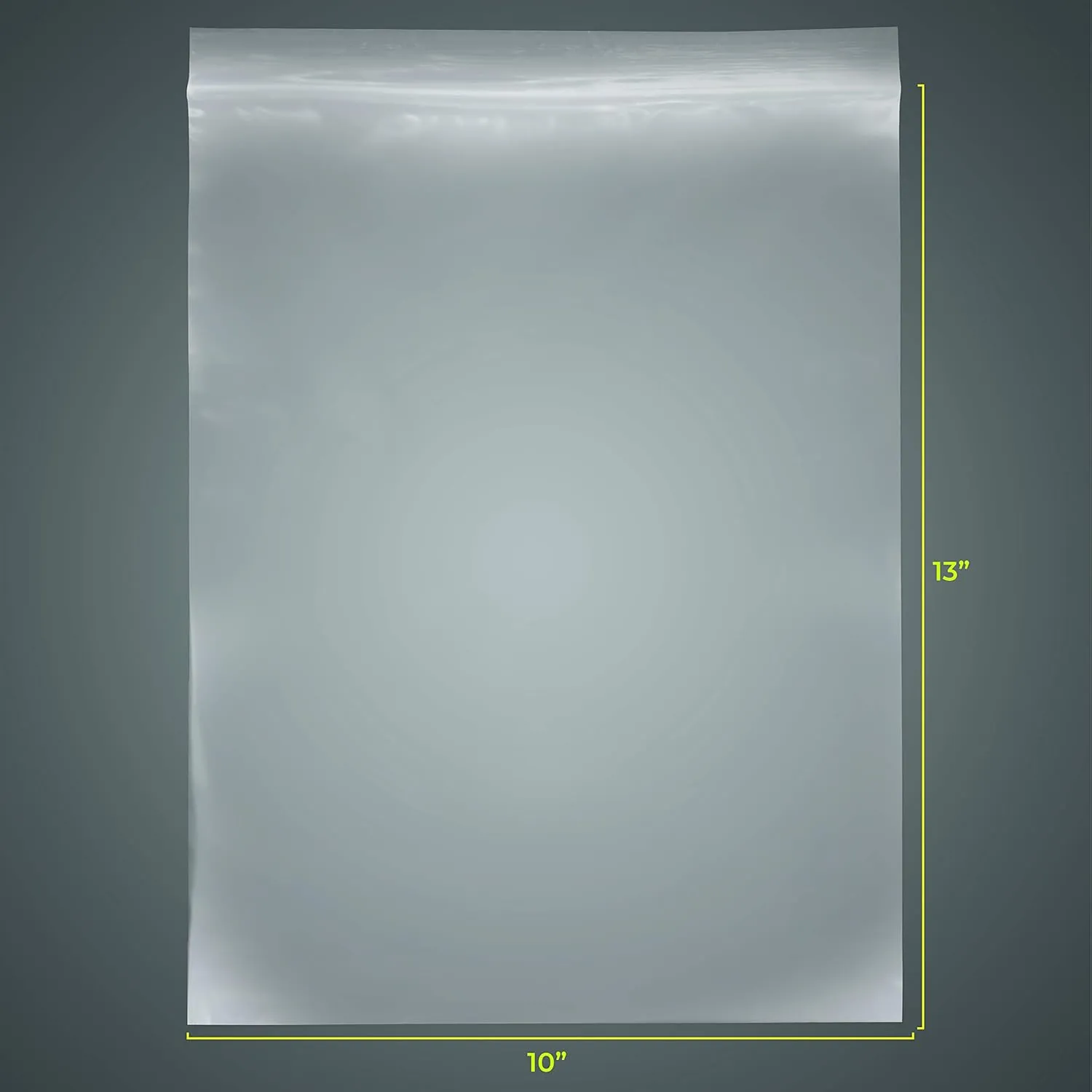 SNL Quality - 200 Bags 10" X 13" 2 MIL - Zipper Lock Reclosable Clear Disposable Plastic Bags, Strong