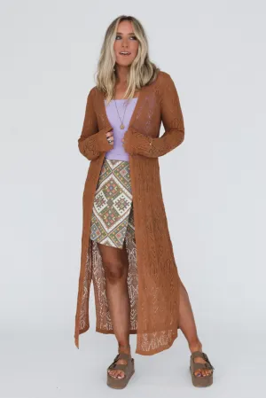 Solstice Stroll Duster - Mocha