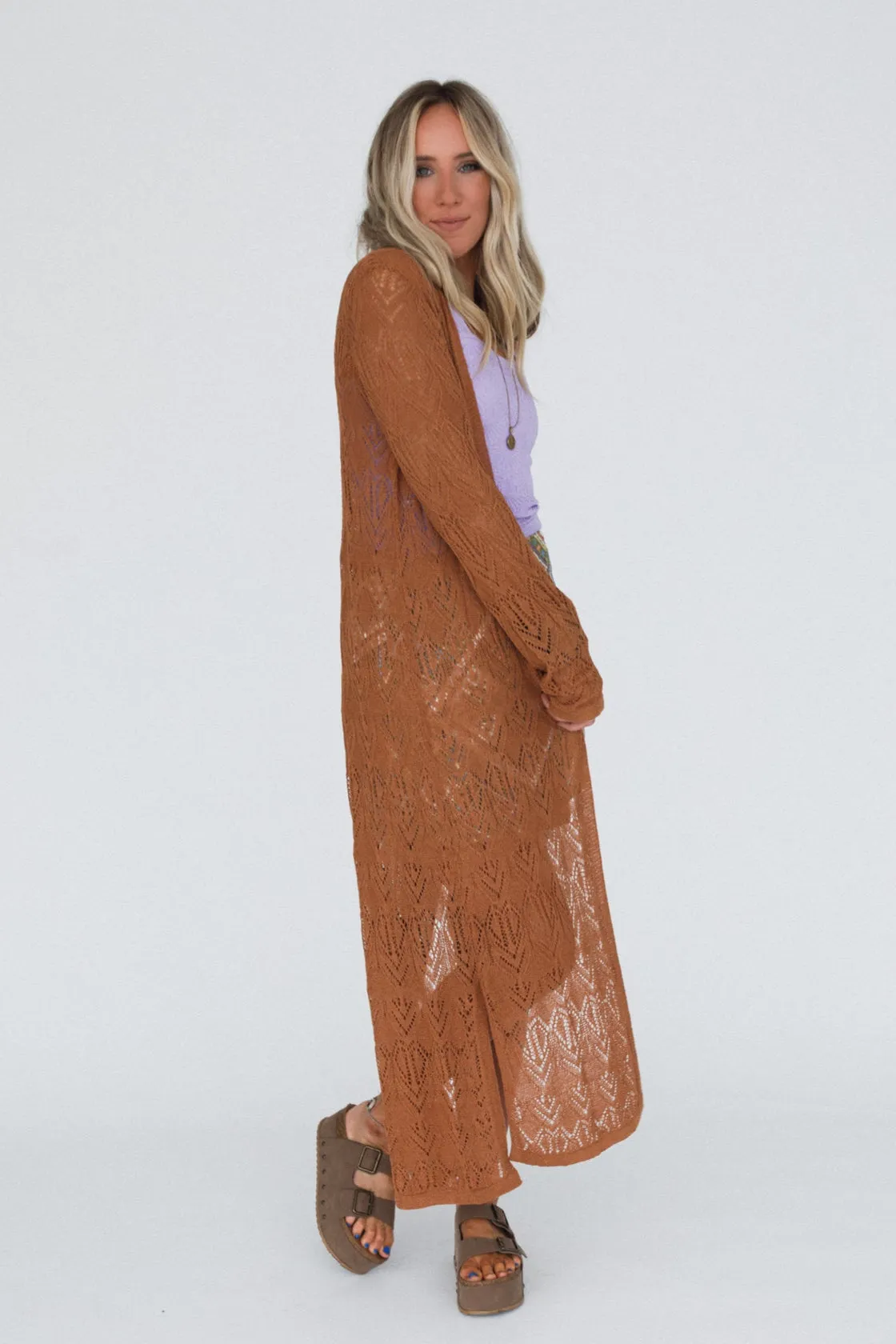 Solstice Stroll Duster - Mocha
