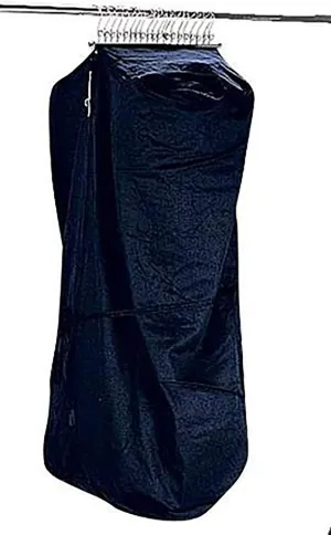 SSWBasics 42 Inch Heavy-Duty Canvas Garment Bags for Hanging Clothes - Water Resistant Clothes Bags for Travel with Utility Pockets - Durable Closet and Retail Storage Hanging Clothes Travel Bag