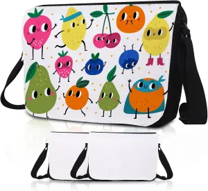 Sublimation Blanks Crossbody Bag,Sublimation Messenger Bag Removable Transfer Design With Adjustable Shoulder Strap