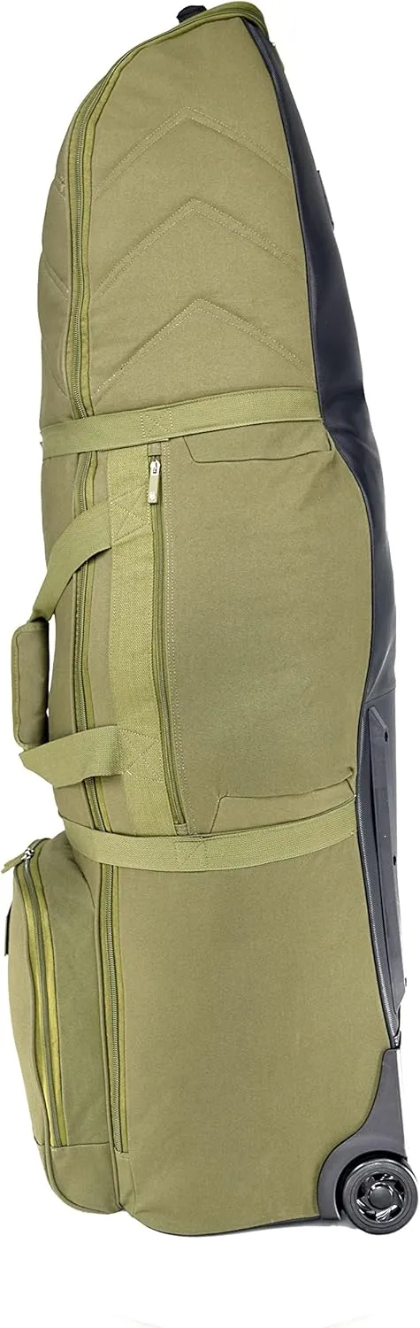 Subtle Patriot Golf Bag Travel Cover with Spinner Wheels - Military-Inspired Travel Golf Bag / Lightweight / Collapsible for Storage / Extra-Padding for Travel Protection / Lightweight & Water Resistant