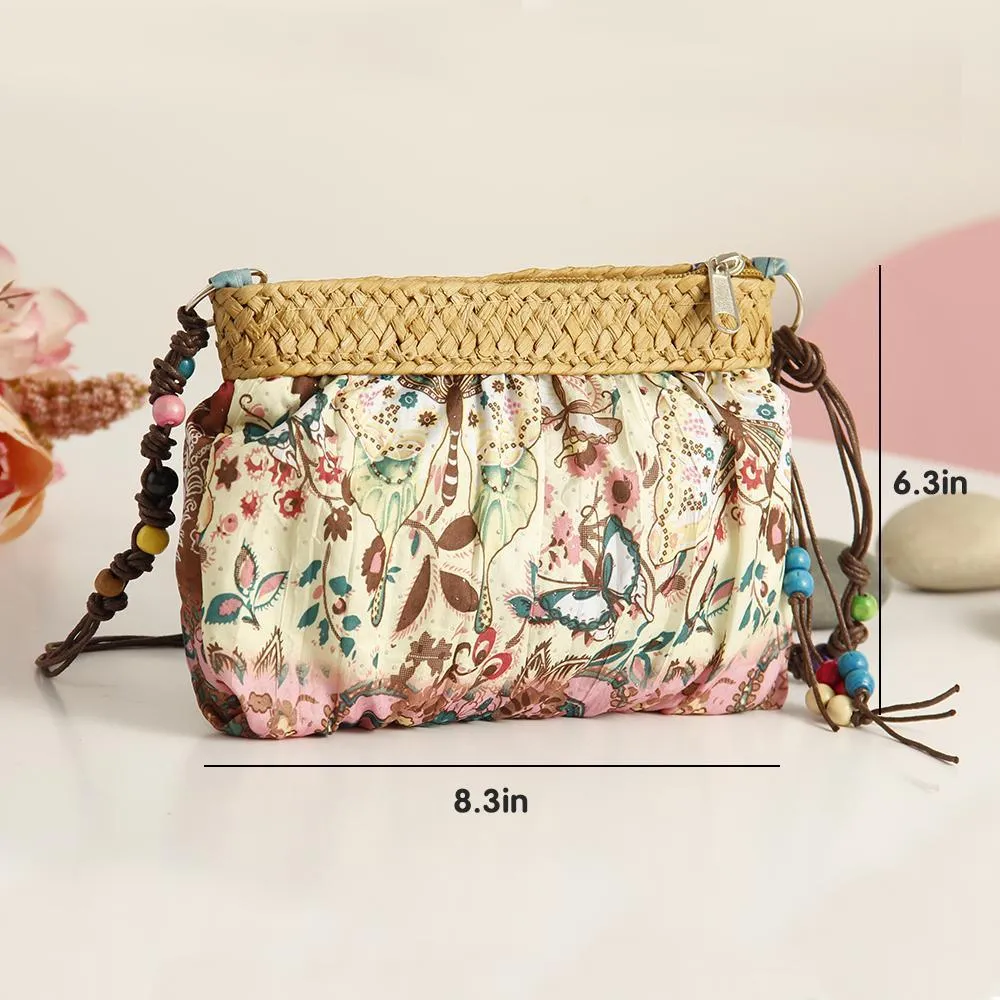 Summer Straw Bags For Women Mini Boho Bag