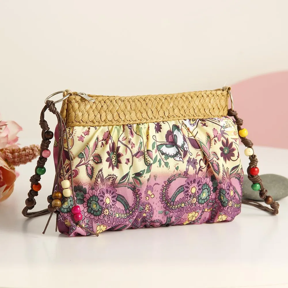 Summer Straw Bags For Women Mini Boho Bag