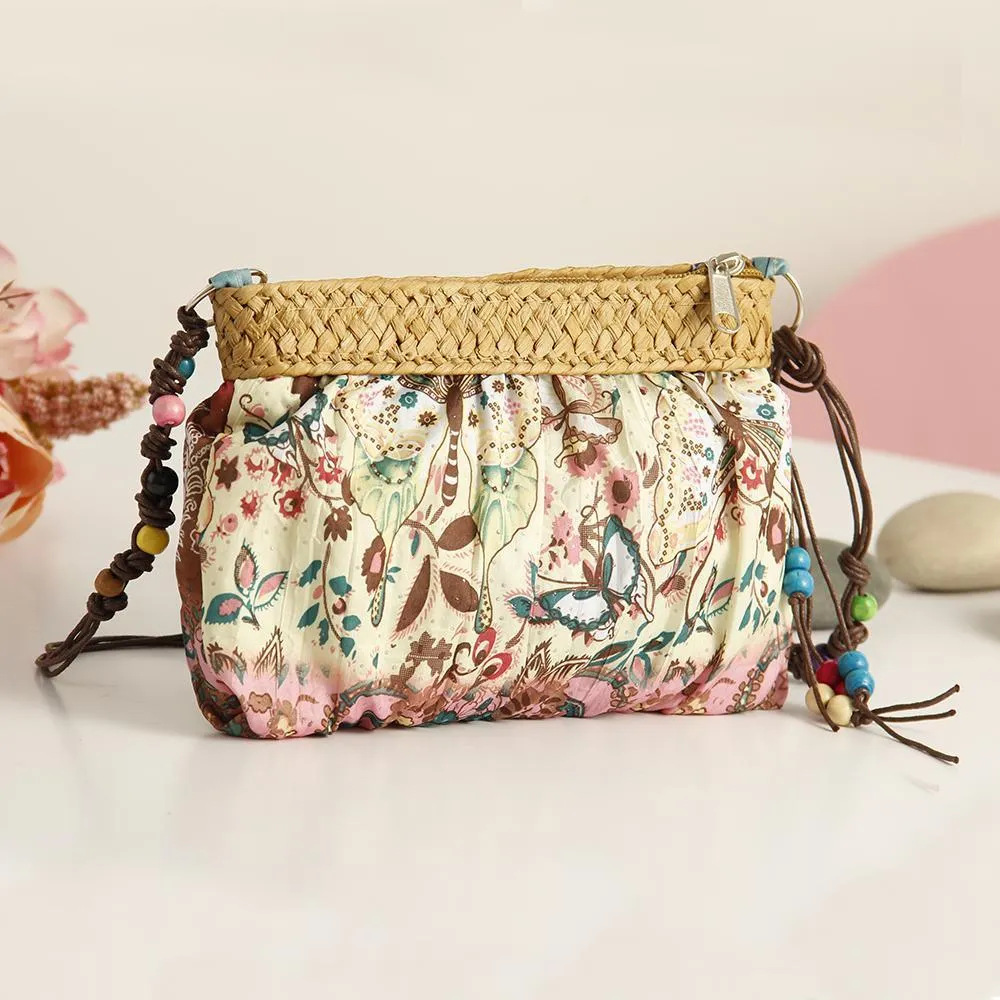 Summer Straw Bags For Women Mini Boho Bag
