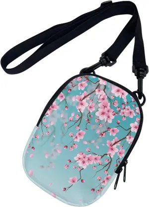 Suobstales Messenger Bag for Women Crossbody Zipper Bag with Adjustable Strap Portable Phone Purse Shoulder Handbag