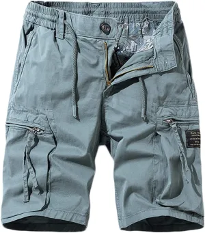 Tactical Cargo Shorts for Men Military Style Quick Dry Stretch Waist Outdoor Hiking Adventure Shorts