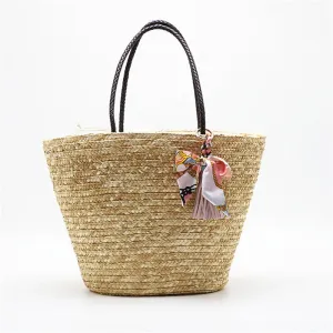 Tassel Straw Bag