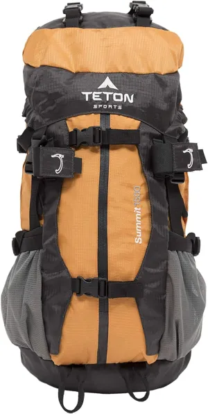 TETON Sports Summit 1500 Backpack; Lightweight, Durable Daypack for Hiking, Travel and Camping; Not Your Basic Backpack,Orange