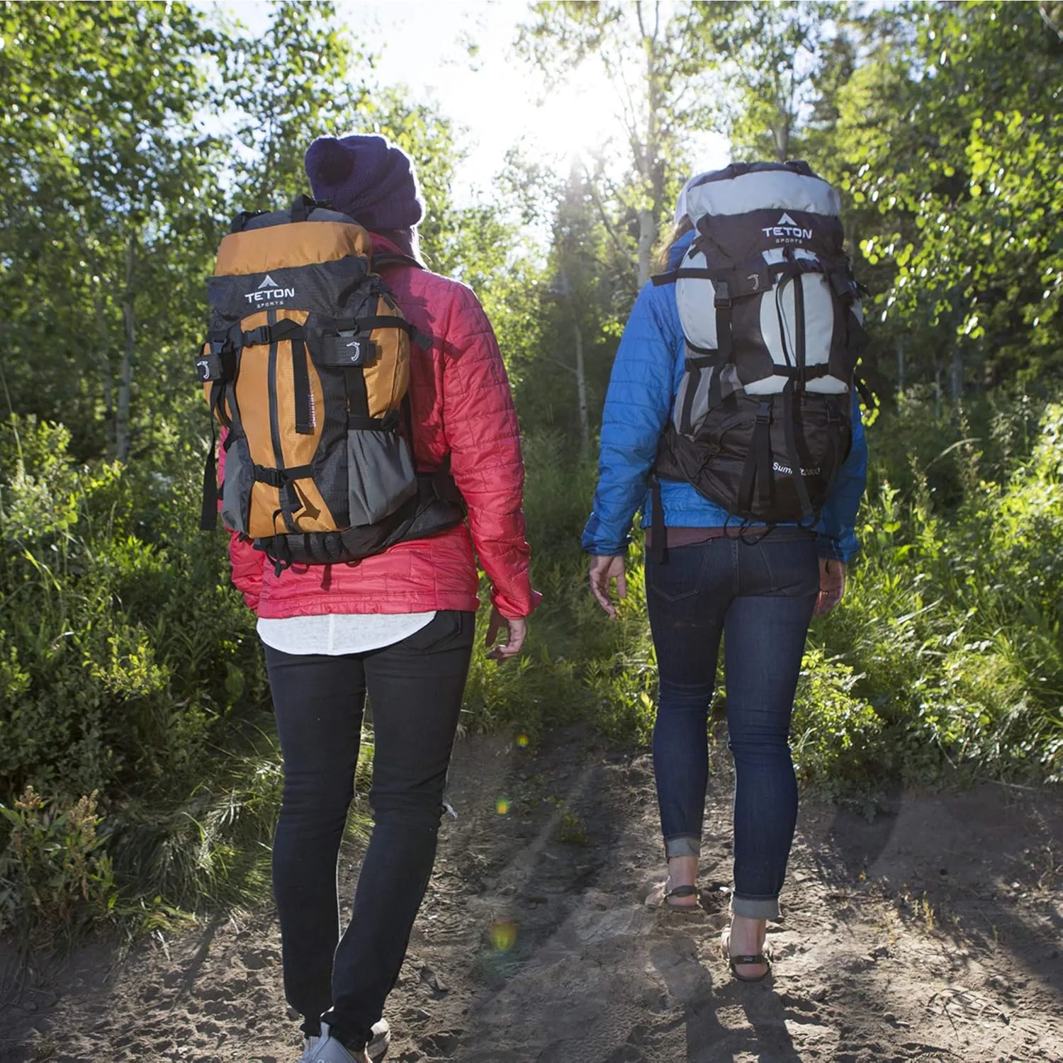 TETON Sports Summit 1500 Backpack; Lightweight, Durable Daypack for Hiking, Travel and Camping; Not Your Basic Backpack,Orange