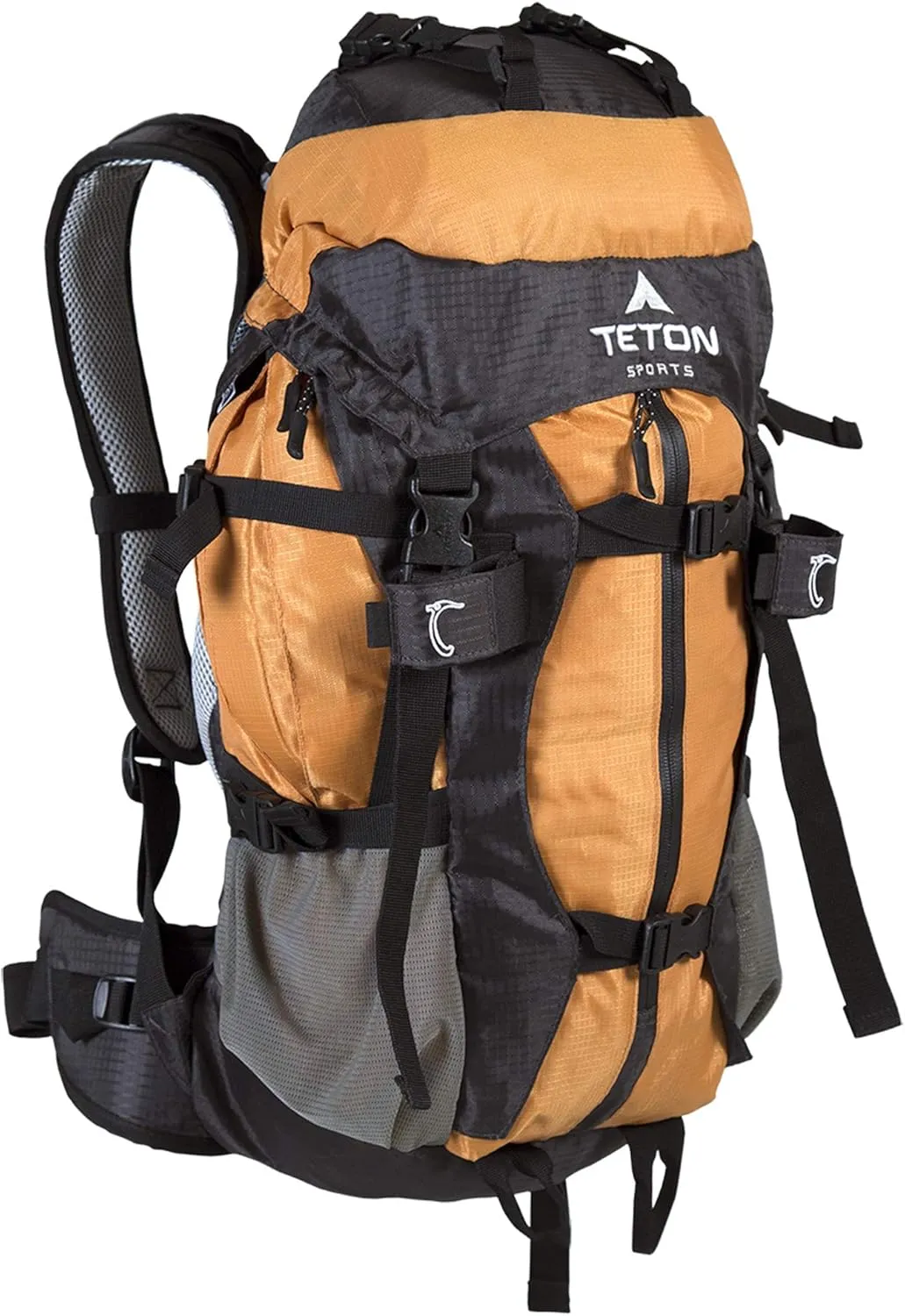TETON Sports Summit 1500 Backpack; Lightweight, Durable Daypack for Hiking, Travel and Camping; Not Your Basic Backpack,Orange