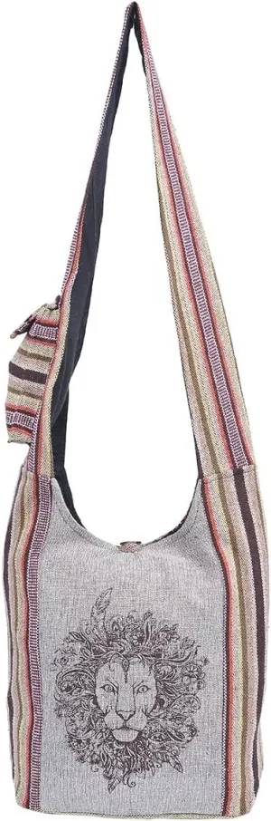 THE COLLECTION ROYAL Graphic Crossbody Bag for Women, Boho Purse, Boho Bag, Hippie Bag, Hippie Purse, Cloth Purse for Women