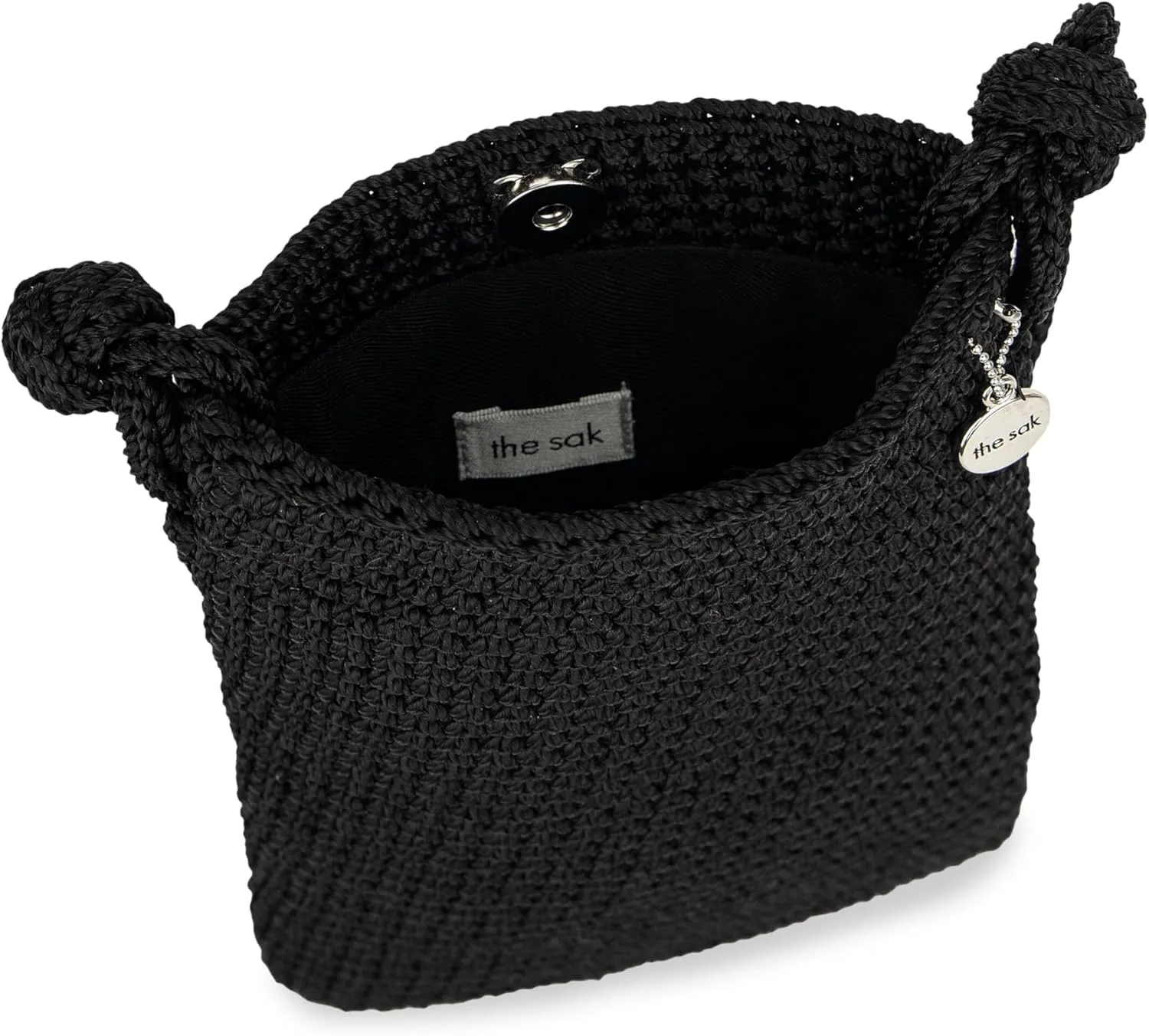 The Sak Josie Mini Crossbody in Crochet with Adjustable Strap