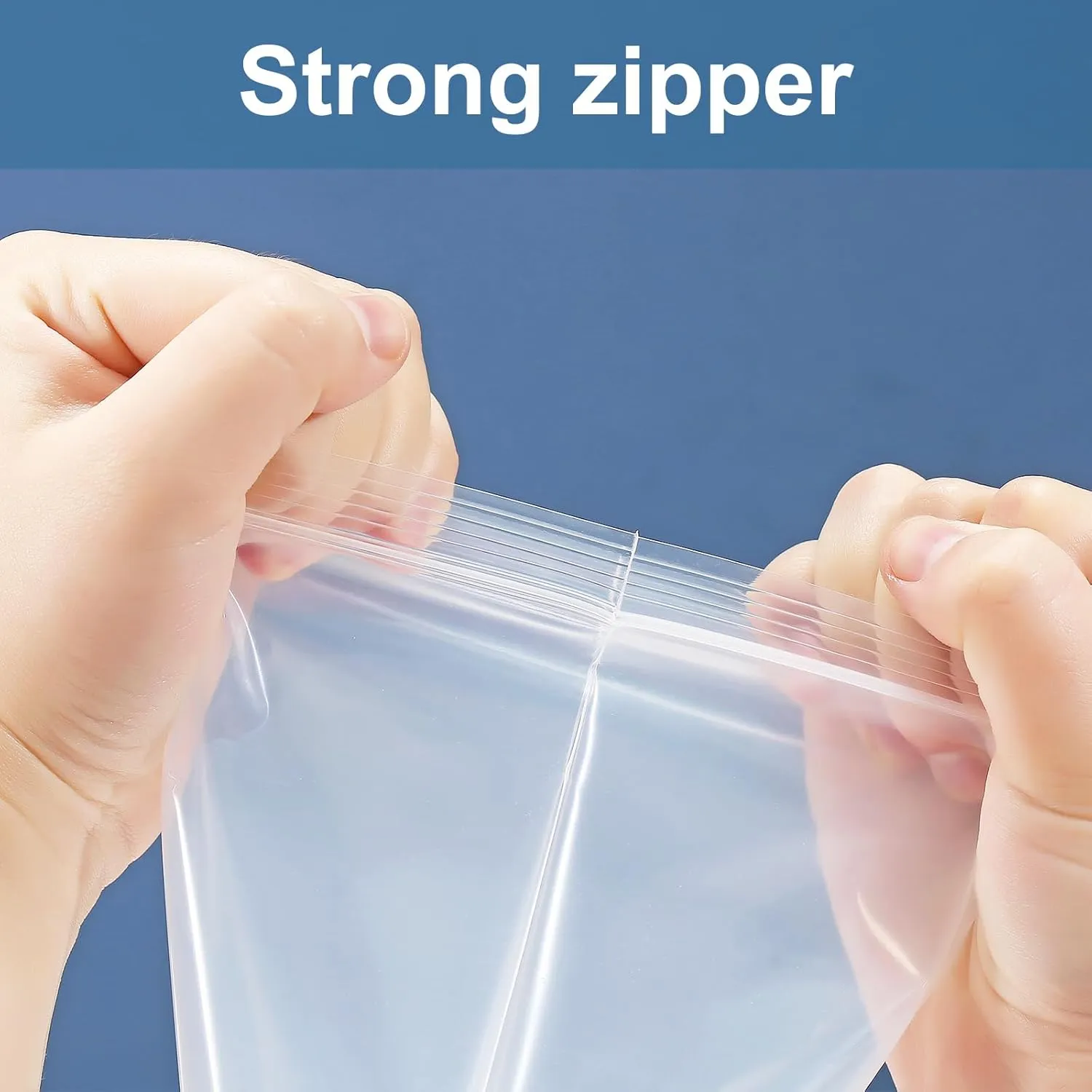 Thick 5 Mil 3" X 4" Clear Zip Lock Plastic Bags 200PCS Resealable Poly Bag Heavy Duty Ziplock Baggies For Packaging Jewelry Pills Storage