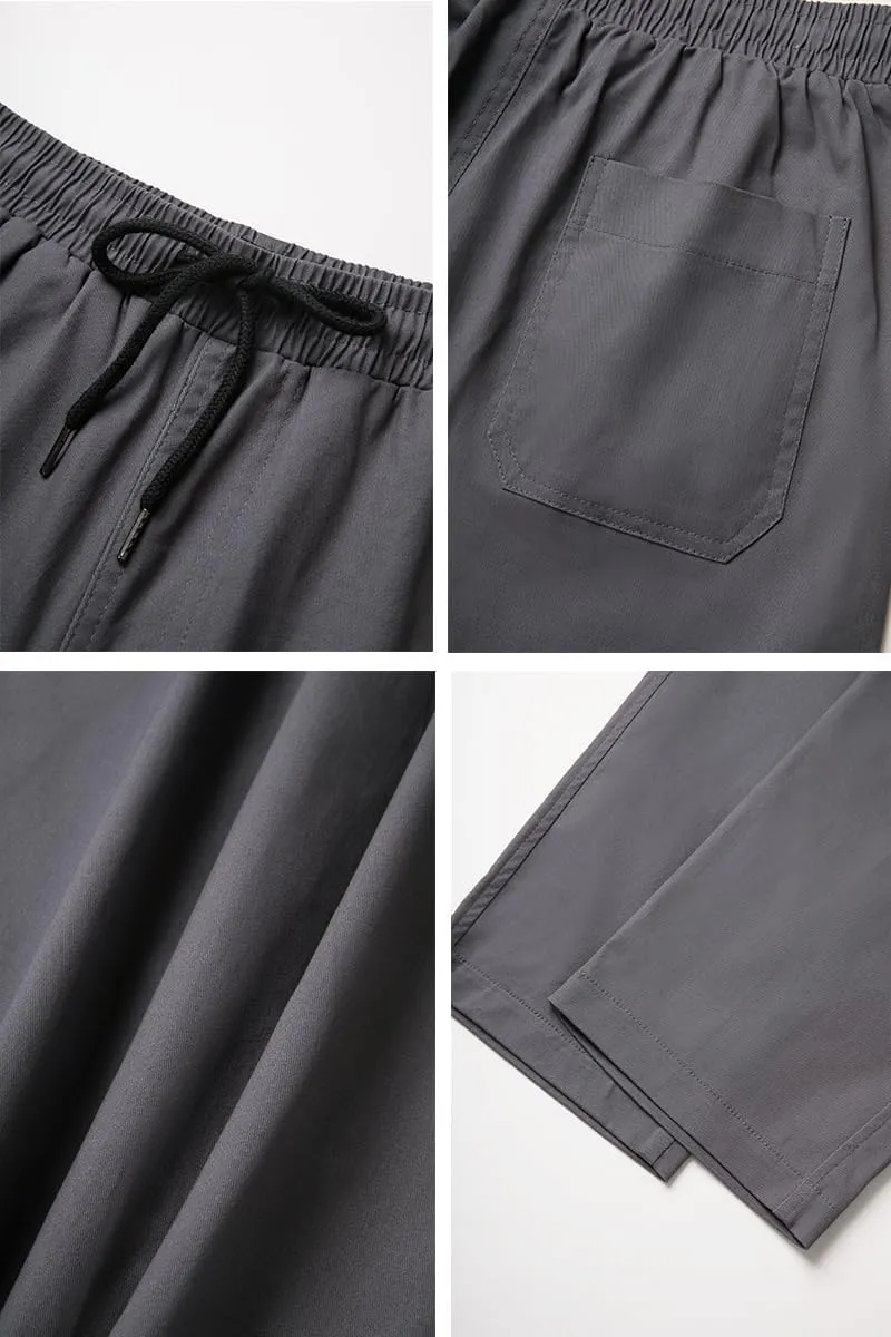 THWEI Mens Cargo Pants Casual Baggy Drawstring Loose Fit Hip Hop Pants with Pockets