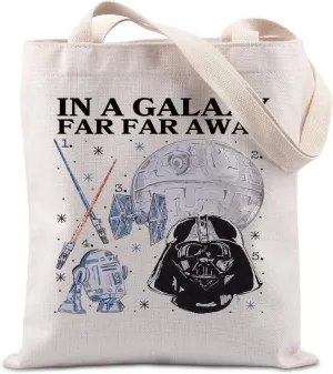 TIIMG Heroes of Galaxy Gift Science Fiction Film Lover Gift In The Galaxy Far Far Away Tote Bag