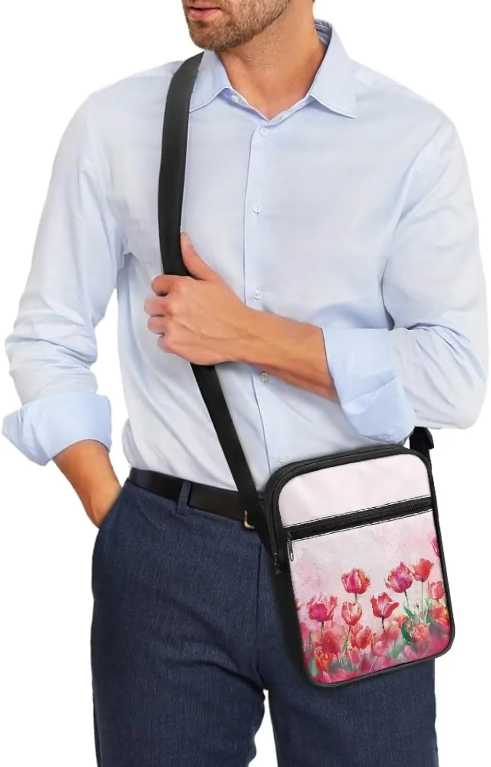 TODIYADDU Sling Bag for Women Men Crossbody Purse Trendy Messenger Bag Small Shoulder Bag Mini Phone Pouch Purse Nice Gifts
