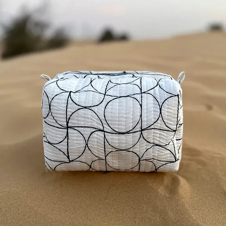 Tohfa Luxe Hana Handmade Block Printed Pouch