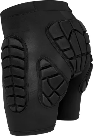 TOMSHOO Hip Protection Pads Shorts Upgrade Hip Pads 3D EVA Hip Protection Pad for Snowboard,Skate and Ski