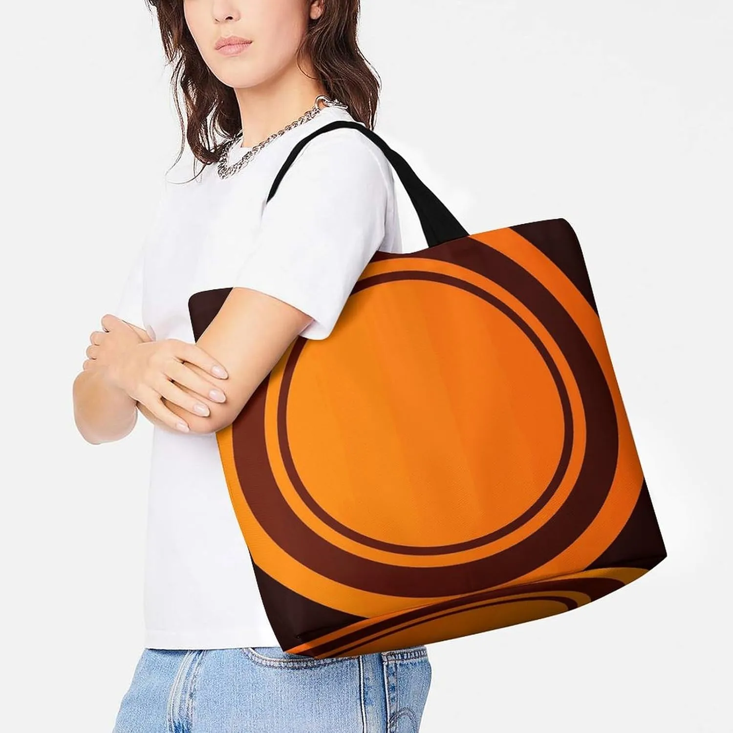 Tote Bag for Women Large Capacity Tote Bags Bold Color Blocks Handbag Crossbody Bag Shopping Bags Shoulder Bag