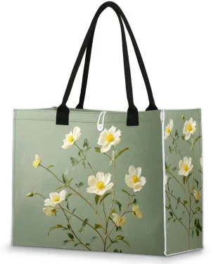 Tote Bag for Women Reusable Canvas Shoulder Bag