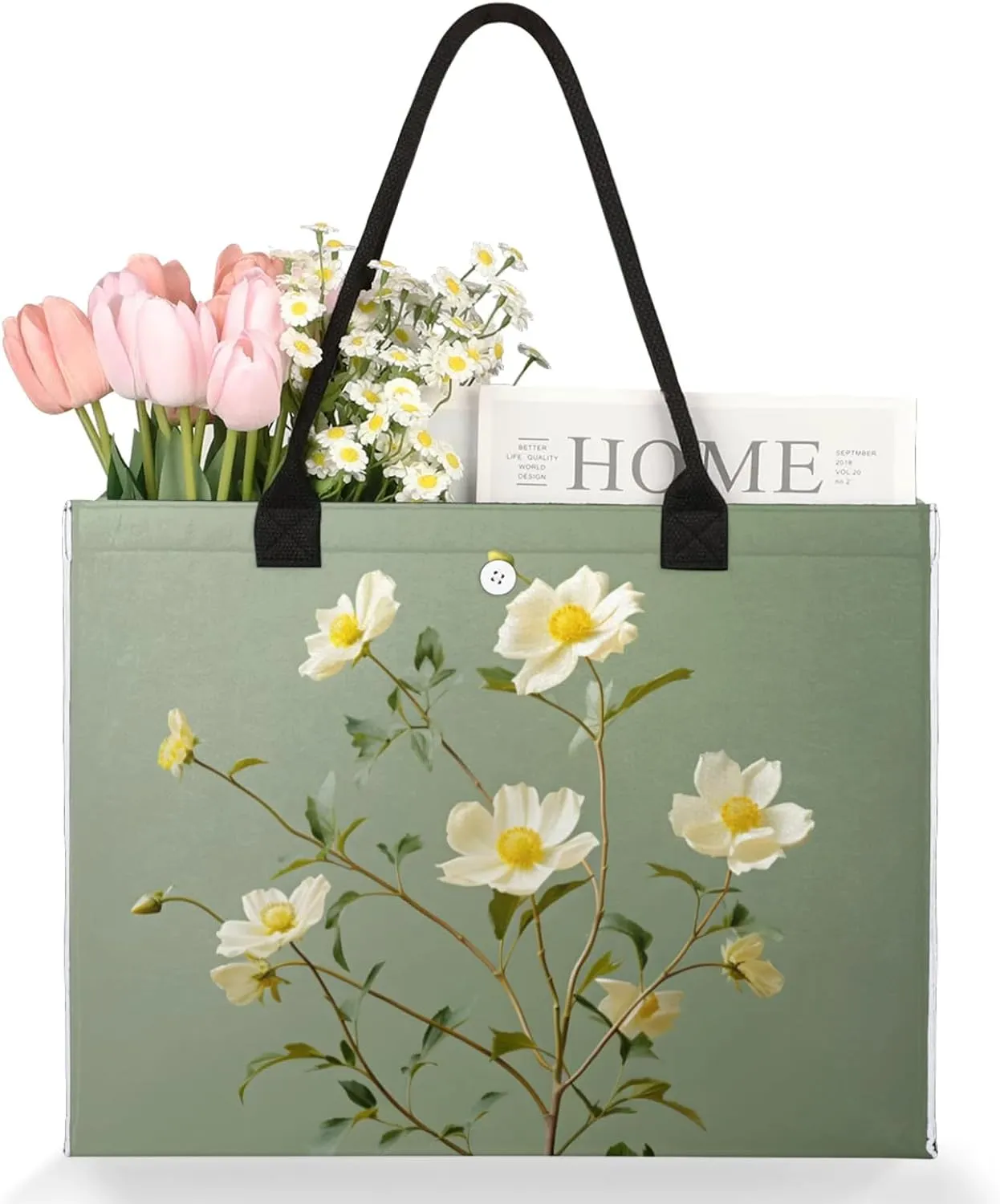 Tote Bag for Women Reusable Canvas Shoulder Bag
