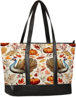 Tote Bag for Women with Zipper, Laptop Tote Bags Laptop Sleeve Case Shoulder Bag Messenger Bags