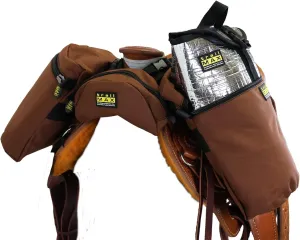 TrailMax Horn Saddle Bag & Pommel Pocket Saddle Bag Combo; Horn & Pommel Saddle Bag Combo for Horses; Saddle Bags for Western & Endurance Saddles; Trail Riding Saddle Bags