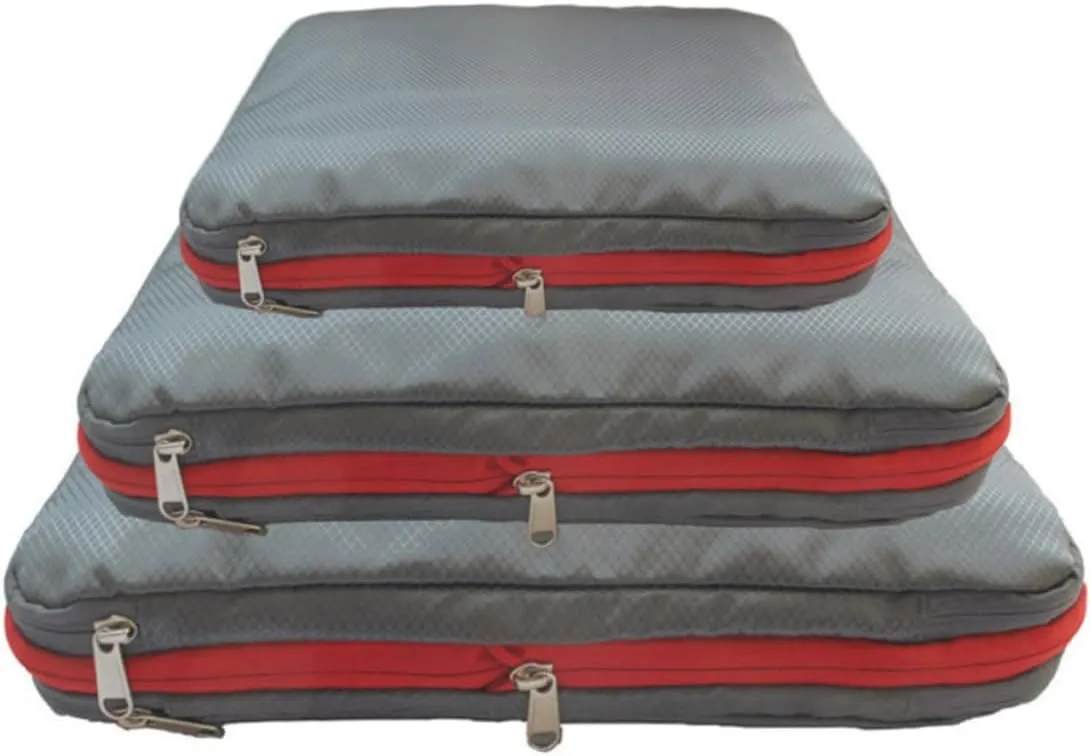 Travel Compression Bag Sealed Storage Clothes Bag Space-saving Organizer Zipper Pouches for Quilt Blanket Storage (medium)