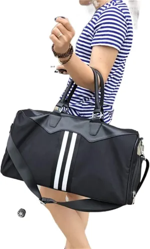 Travel Duffel Bags Han Edition Sports Bag Handbag Small Duffel Bag Men and Women Overnight Bag JianShenChao Boarding On Business Travel Bag Package