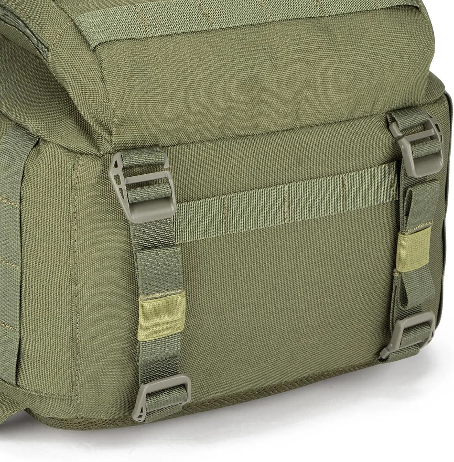 Tzowla Tactical Military Grade Backpack Waterproof,Travel Laptop Army Molle Rucksack for Men and Women with Small Detachable Bag,Army 3 Days Assault Pack Bag,Army Green
