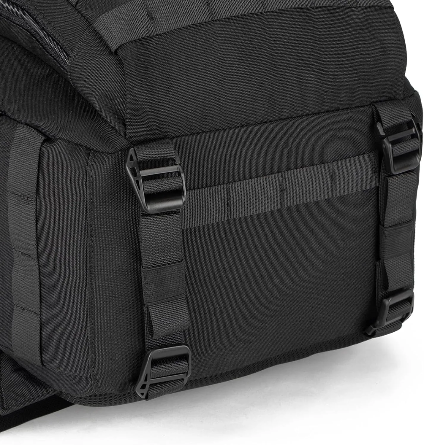 Tzowla Tactical Military Grade Backpack Waterproof,Travel Laptop Army Molle Rucksack for Men and Women with Small Detachable Bag,Army 3 Days Assault Pack Bag,Black