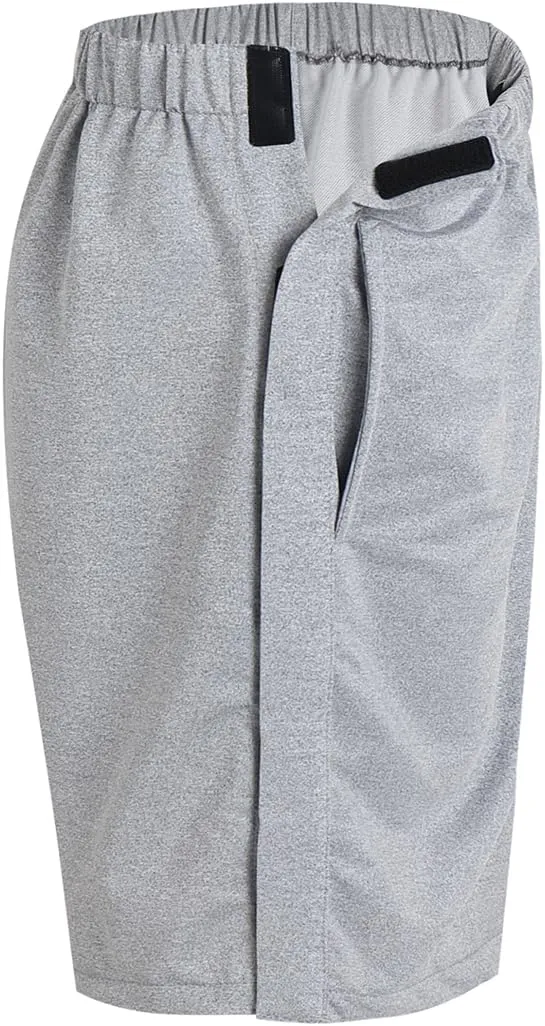 Unisex Tear Away Shorts Breakaway Athletic Shorts for Men & Women Post Hip Knee Surgery Recovery Shorts with Pockets