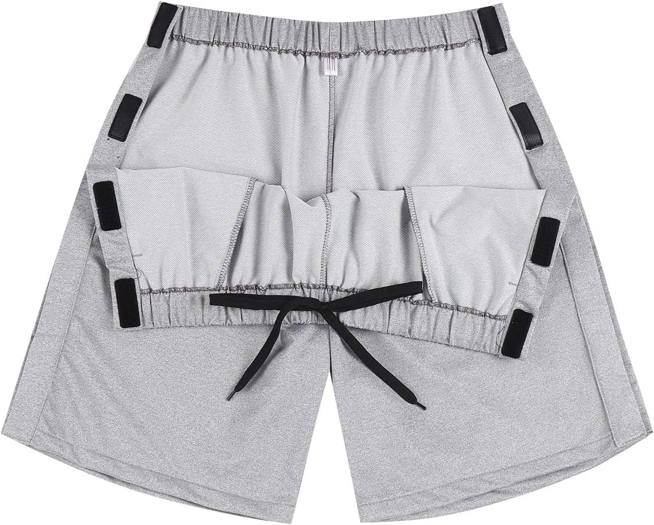 Unisex Tear Away Shorts Breakaway Athletic Shorts for Men & Women Post Hip Knee Surgery Recovery Shorts with Pockets