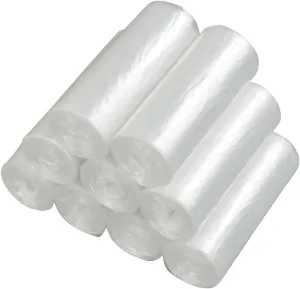 Vababa 13 Gallon Clear Tall Kitchen Trash Bags, Garbage Bags, 225 Counts