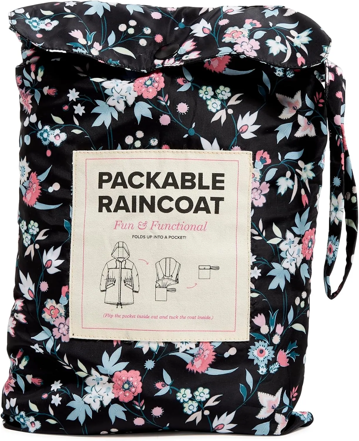 Vera Bradley Women's Packable Water Resistant Raincoat