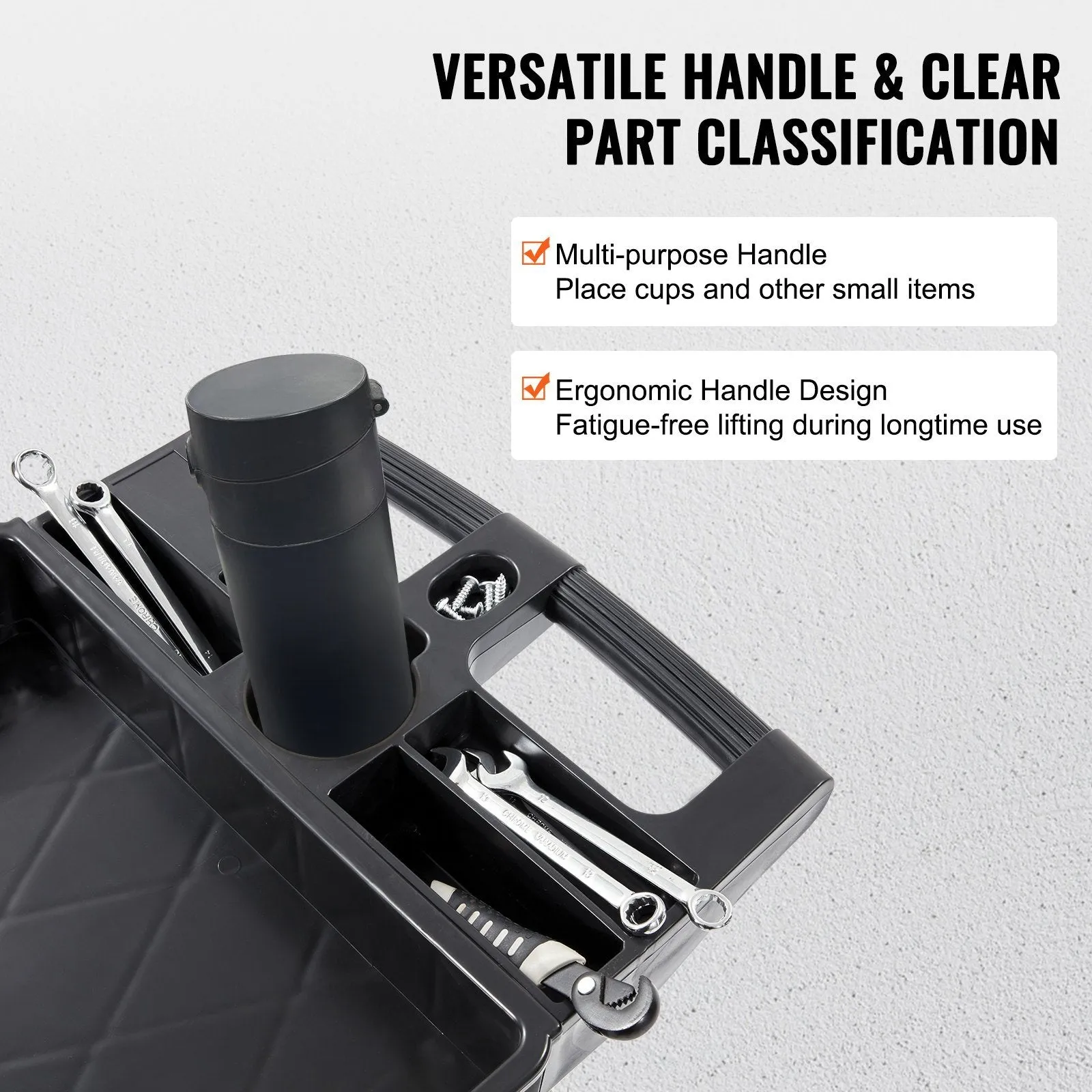 Versatile Heavy-Duty Rolling Utility Cart