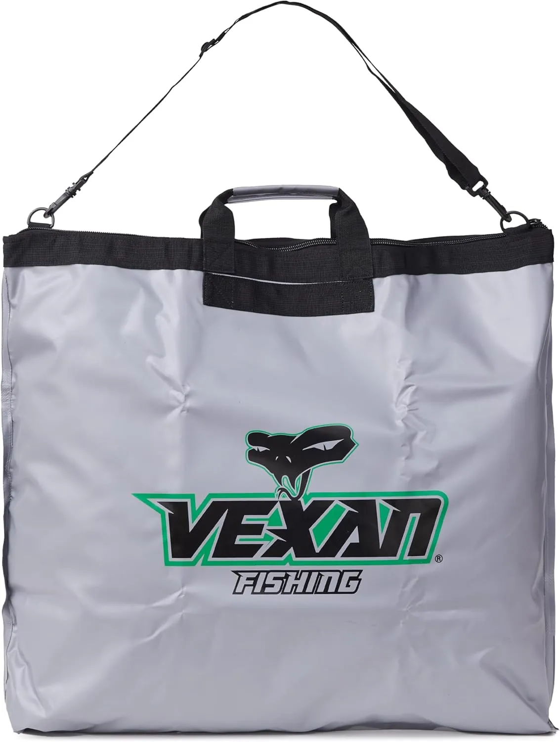 Vexan Tournament Weigh In Bag for Bass Fishing - Heavy Duty 24"x24" Fish Bag for Caught Fish - Waterproof, Zippered, Padded Handles, Triple-Welded Seams