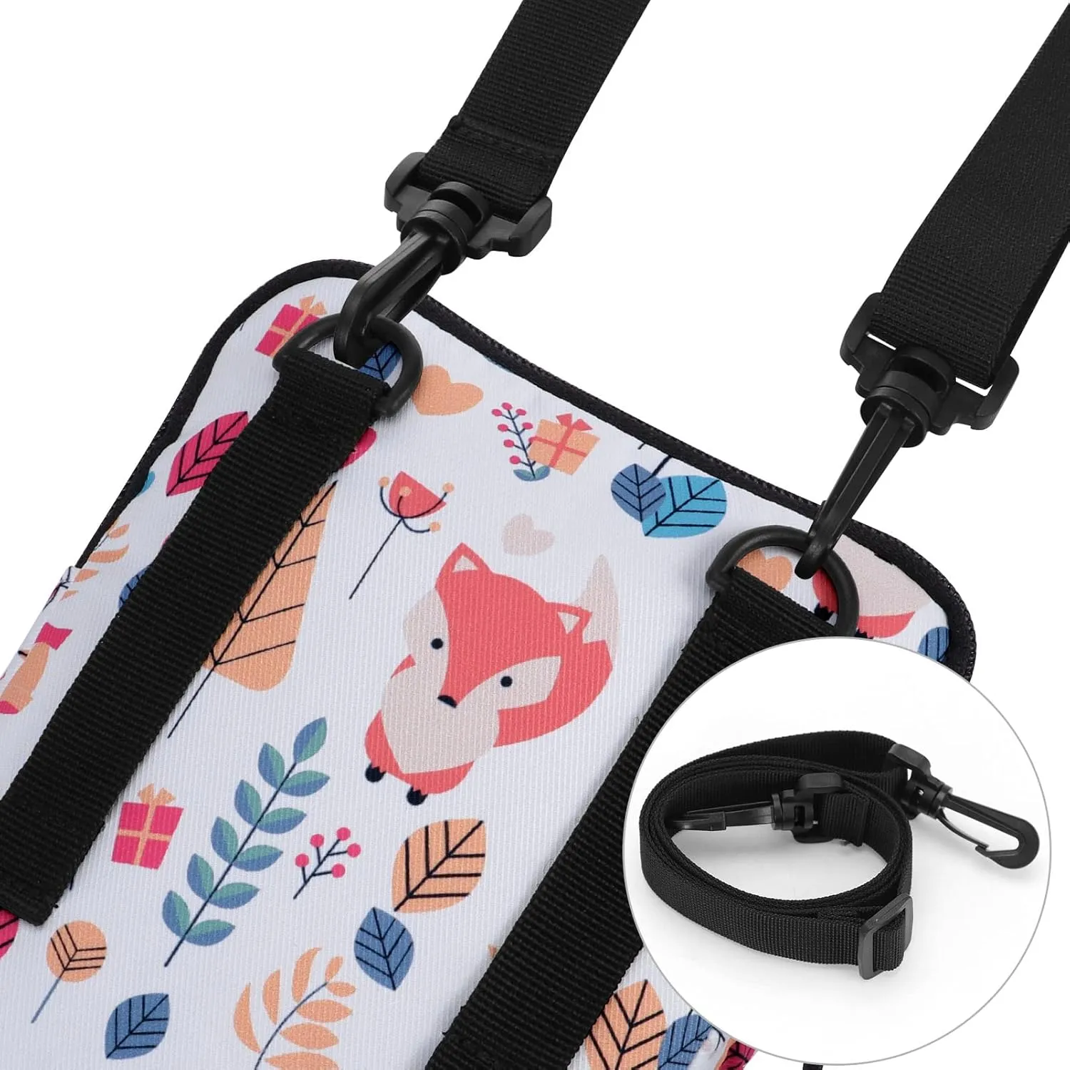 Waist Belt Bag for Women and Men Cross Body Cell Phone Purse Adjustable Shoulder Strap Travel Hip Pouch Multifunctional Fashion Fanny Packs Water Repellent, Fox